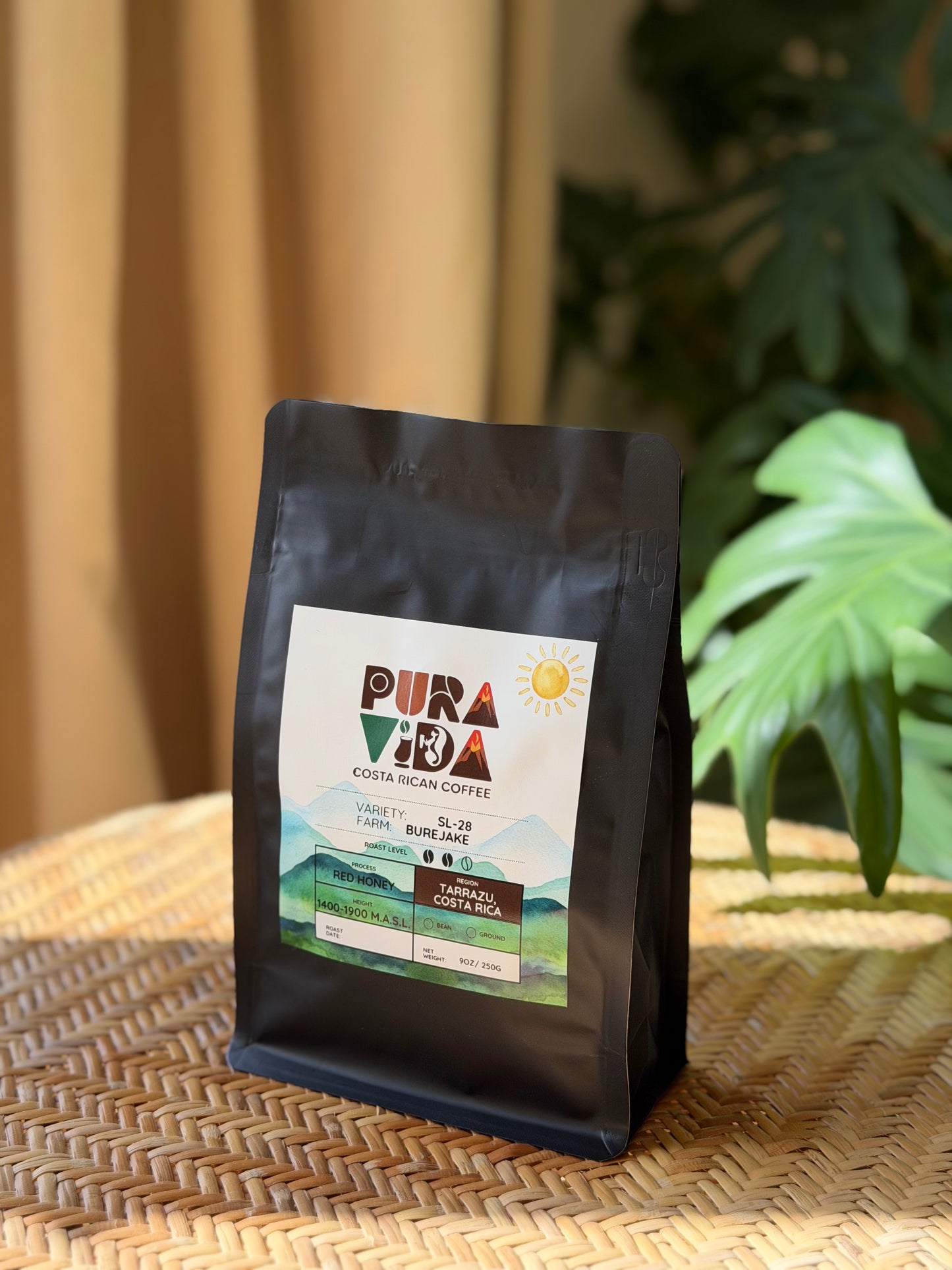 SL-28 Red Honey — Bürejake Farm, Tarrazú Costa Rica Specialty Coffee (250g)